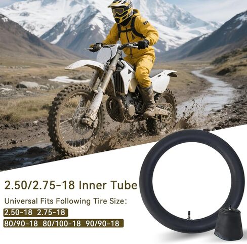 2-Pcs 2.50-18 2.75-18 Inner Tube 2.50/2.75-18 Tube for 80/100-18 80/90-18 90/90-18 Dirt Bike in Saudi Arabia