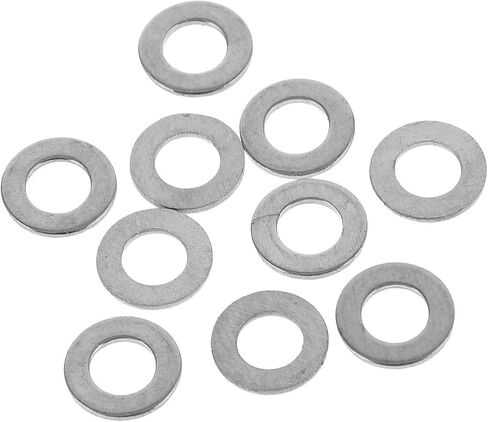 Amosfun 10pcs Silver Rivet Spacers for Folding Hand Fan Repair Fasteners Washers for Easy Installation Inner for Modifications in Saudi Arabia