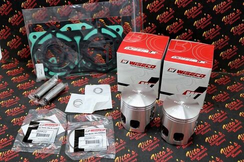 2 x Wiseco 513 series pistons fits Yamaha Banshee for stock crank 65.00 + GASKET KIT in Saudi Arabia
