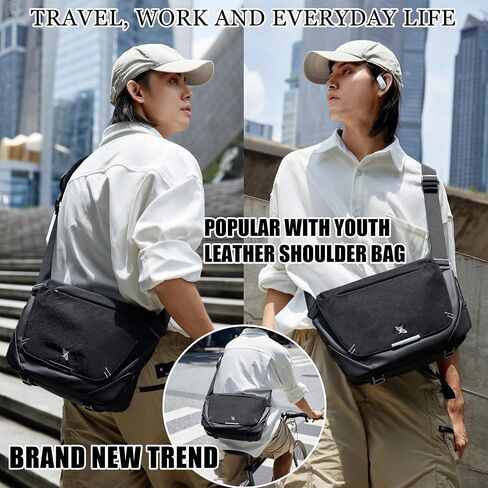 FSD.WG أكياس الكتف Crossbody أكياس للرجال أكياس رسول تناسب 12 "iPad Daypack Daypack in Saudi Arabia