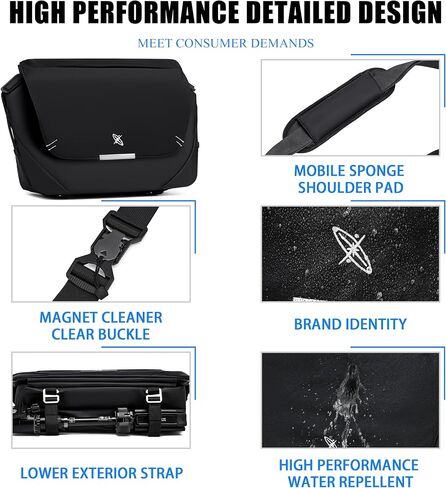 FSD.WG أكياس الكتف Crossbody أكياس للرجال أكياس رسول تناسب 12 "iPad Daypack Daypack in Saudi Arabia