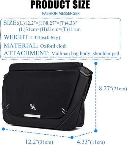FSD.WG أكياس الكتف Crossbody أكياس للرجال أكياس رسول تناسب 12 "iPad Daypack Daypack in Saudi Arabia