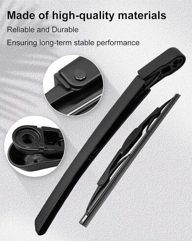 Rear Windshield Wiper Arm Blade Fit for Chevy Captiva Sport 2008-2015, Rear Wiper Arm Blade Nut Set Replace 25919444, Rear Wiper Cover Accessories in Saudi Arabia
