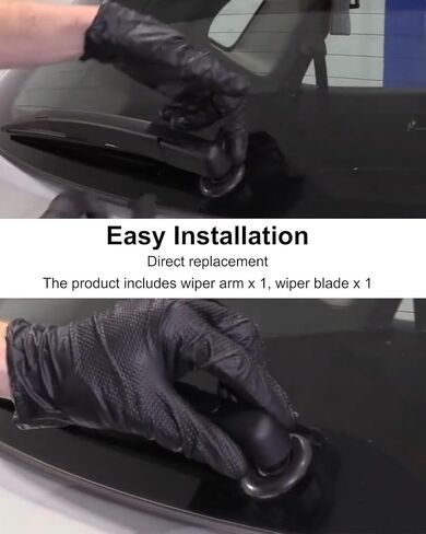 Rear Windshield Wiper Arm Blade Fit for Chevy Captiva Sport 2008-2015, Rear Wiper Arm Blade Nut Set Replace 25919444, Rear Wiper Cover Accessories in Saudi Arabia