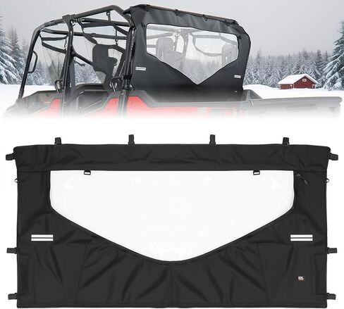 Kemimoto utv zippered window ، شرائط عاكسة تصميم النافذة الخلفية متوافقة مع Pioneer 1000 3p 6p 6p 2016-2025 لوحة متوسطة مقاومة للمياه استبدل #0SR95-HL8-211B 1000 6 ملحقات in Saudi Arabia