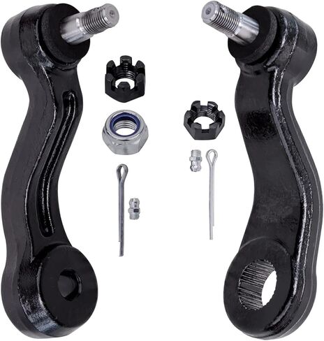 Detroit Axle - Front 2PC Pitman Arm Idler Arm for Chevrolet GMC Tahoe Blazer C1500 C2500 C3500 K1500 K2500 K3500 Suburban Yukon Cadillac Escalade ، 1 Arm Pitman Arm 1 Adler Arm Prense in Saudi Arabia