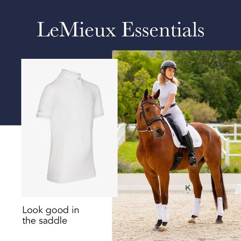 Lemieux Young Rider Belle Shirt مع نسيج ناعم تمتد - راكب الفروسية الكلاسيكية الخفيفة الوزن in Saudi Arabia