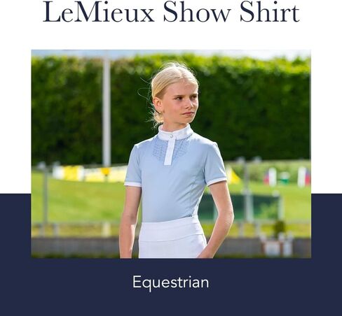 Lemieux Young Rider Belle Shirt مع نسيج ناعم تمتد - راكب الفروسية الكلاسيكية الخفيفة الوزن in Saudi Arabia