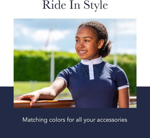 Lemieux Young Rider Belle Shirt مع نسيج ناعم تمتد - راكب الفروسية الكلاسيكية الخفيفة الوزن in Saudi Arabia