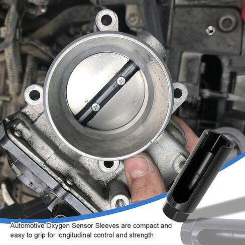 Car Oxygen Sensor Socket, 3/8 Inch Drive ×7/8 Inch (22mm), 6-Point O2 Sensor Adapter with Side Wire Cutout, Universal Vehicle O2 Sensor Removal & Installation Tool with 3/4" Opening (Large) in Saudi Arabia