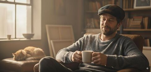 رجال قبعات Newsboy Caps Wool Blend Tweed Flat Caps Hat Newsboy Hat للرجال للجنسين Big Plaid Cabbie Ivy Cap Gatsby Hat in Kuwait