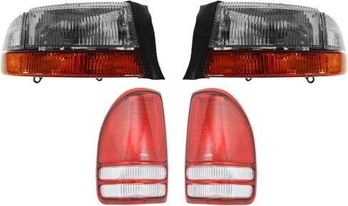 TRQ Driver Side Lighting Kit Compatible with 2001-2003 Ford Explorer Sport 2001-2005 Explorer Sport Trac FO2502170 FO2520164 in Saudi Arabia