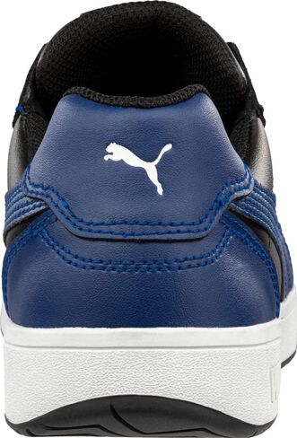 PUMA Frontcourt Leather Low ASTM EH Black/White/Red 8 M in Saudi Arabia
