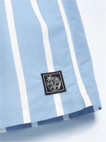 COZYEASE Men's Swim Trunks Quick Dry Elastic Drawstring Print Beach Shorts in Saudi Arabia