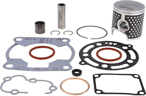 Vertex VTK24578A TOP End Piston Kit متوافق مع/استبدال كاواساكي KX 100 2014-2021 ، KX 112 2022-2024 52.440mm قطر المكبس ، قطره 52.500 ملم قطره أسطوانة ، STD. in Saudi Arabia