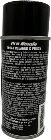 حزمة اثنين متوافقة مع Honda Pro Honda Spray Cleaner and Polish 08732-SCPSM تحتوي على علبتين 4 أوقية ومسار قمع in Saudi Arabia