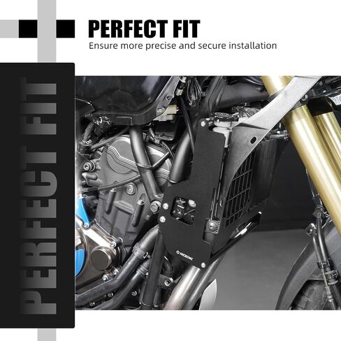 إطار حماية المبرد الأسود NICECNC متوافق مع Yamaha Tenere 700 /XTZ700 2019 2020 2021 2022 2023 2024 راجع غطاء الإطار المبرد CNC CNC in Saudi Arabia