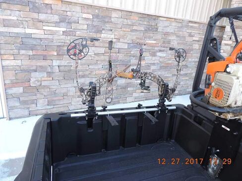 Polaris Ranger and General Gun and Bow Rack Made in USA Steel Powder Coated Includes Anchors R-3028 S in Saudi Arabia