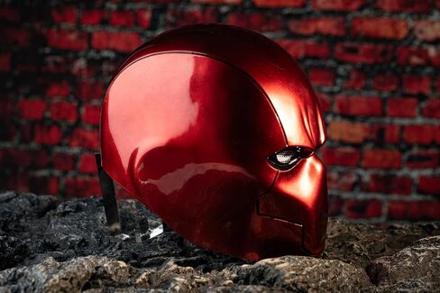 Red Helment Deluxe Cosplay Prop UV Bright Surface Collectors Edition Halloween Assume Mask Props in Kuwait