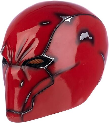 Red Helment Deluxe Cosplay Prop UV Bright Surface Collectors Edition Halloween Assume Mask Props in Kuwait