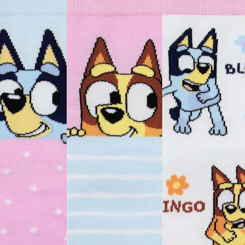 Bluey Socks 3 Pack, Multipack Girls Socks, Bingo Pack Of 3 Sock Set, Official Merchandise in Saudi Arabia