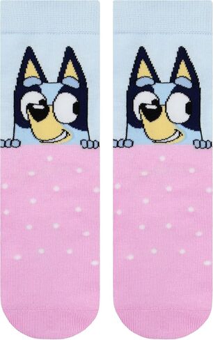 Bluey Socks 3 Pack, Multipack Girls Socks, Bingo Pack Of 3 Sock Set, Official Merchandise in Saudi Arabia