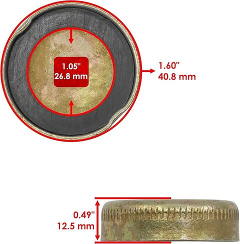 Caltric Power Steering Pump Cap Compatible with Ford/New Holland C9NN3D588A D2NN3531A in Saudi Arabia