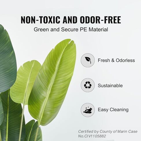 VEVOR Artificial Bird of Paradise Tree, 5 FT Tall Faux Plant, PE Material & Anti-Tip Tilt Protection Low-Maintenance Plant, Lifelike Green Fake Tree for Home Office Warehouse Decor Indoor Outdoor in Saudi Arabia