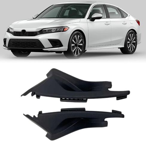 1 Pair Front Windshield Wiper Side Cowl Extension Trim Cover Replacement Part 73155-T20-A01,73165-T20-A01 for Honda Civic 2022 2023 2024 in Saudi Arabia