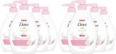 Dove Hand Wash Hygiene and Care For Hands White Peach and Tea Washes Away Bacteria and Locks In Moisture 18.5 oz 4 Count in Saudi Arabia