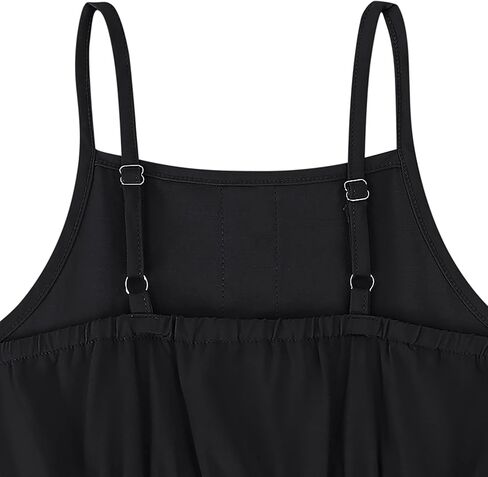 Huanye Girls Sleeveless Halter Romper Jumpsuit with Side Pockets in Saudi Arabia