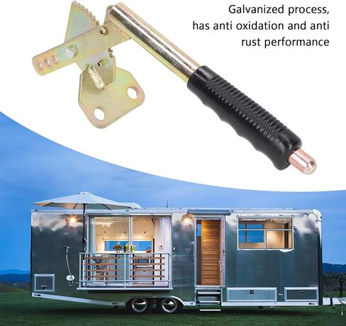 Fydun Trailer Hand Brake Lever Antislip Galvanized Steel Parking Brake Handle for Trailer RV Caravan in Saudi Arabia