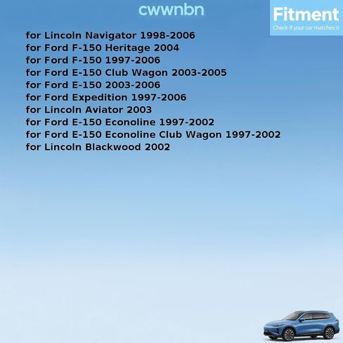 الخلفية الداخلية لـ Ford Expedition ، F-150 ، E-150 Econoline ، Club Wagon 1997 1998 1999 2000 2001 2002 2003 2004 2005 2006 استبدال F75Z4630AA Penion Benion 1 PCS in Saudi Arabia
