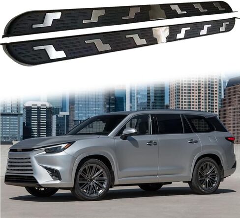 2pcs الخطوة الجانبية تناسب لكزس TX TX350 TX500H 2024 2025 لوحة NERF BAR in Saudi Arabia