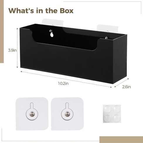 Clear Acrylic Mail Holder Box for Desk or Wall Mount, Mail Organizer Countertop, Modern Wall Mounted or Tabletop Mailbox, Letter Storage Organizer Box in Saudi Arabia