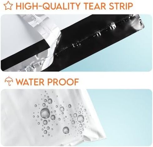 Premium White Poly Mailers 6x9, Extra Strong Self-Sealing Shipping Envelopes, Multipurpose Mailers for Business & Personal Use, Waterproof, Tear & Puncture Resistant (100 Count) in Saudi Arabia