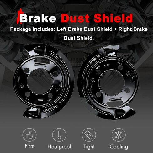 924-226 Rear Brake Dust Shield Compatible with Dodge Ram 2500 2001-2011 Ram 3500 2001-2008 Replace 52009919AA, 52009919AB in Saudi Arabia
