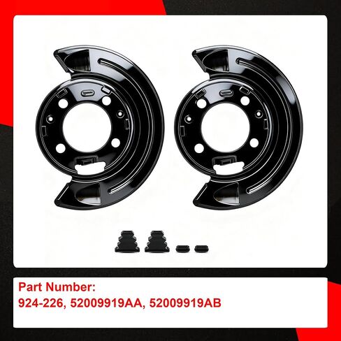 924-226 Rear Brake Dust Shield Compatible with Dodge Ram 2500 2001-2011 Ram 3500 2001-2008 Replace 52009919AA, 52009919AB in Saudi Arabia