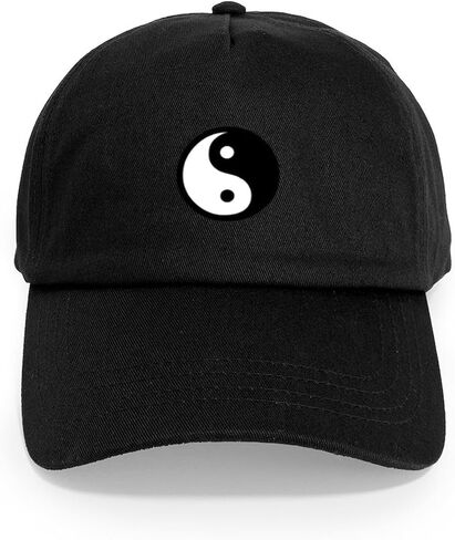 CafePress Black and White Yin Yang Bala Cap Adjustable Baseball Cap in Saudi Arabia