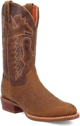 Dan Post Men's Neeley Embroidered Round Toe Pull on Western Boot in Saudi Arabia