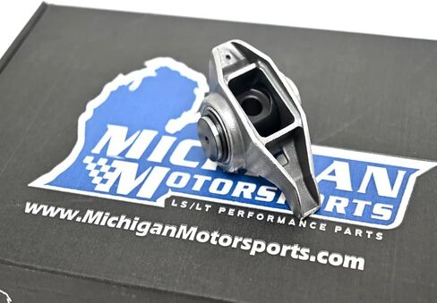 Michigan Motorsports LS1 Rocker Arm with Upgraded Trunnion Installed - Fits 4.8L 5.3L 5.7L 6.0L LS1 LS2 LS6 LQ4 LQ9 LM7 Engines - Replaces GM #12681275 & #10214664 - Enhanced Durability in Saudi Arabia