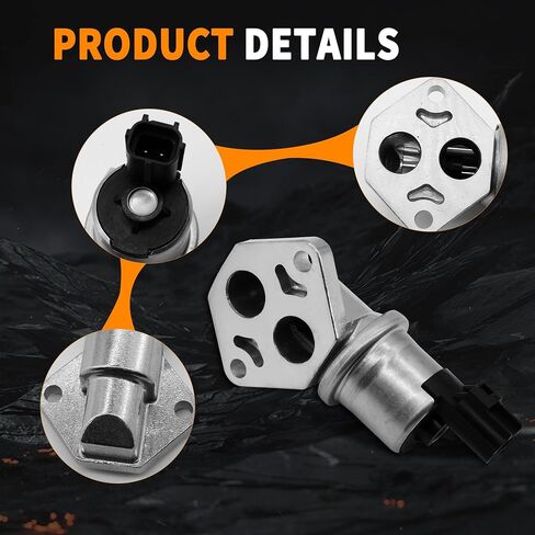 AC505 Idle Air Control Valve Compatible with F-150 4.6L 2002-2003, Expedition 2002-2004, F-150 Heritage 4.6L 2004, E-250 4.6L 2003-2004, E-150 2003-2004 4.6L, E-150 Econoline 2002 4.6L, E-150 in Saudi Arabia