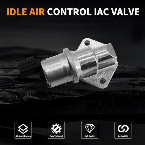 AC505 Idle Air Control Valve Compatible with F-150 4.6L 2002-2003, Expedition 2002-2004, F-150 Heritage 4.6L 2004, E-250 4.6L 2003-2004, E-150 2003-2004 4.6L, E-150 Econoline 2002 4.6L, E-150 in Saudi Arabia