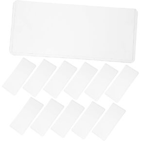 NUOBESTY 12PCS Thick Banknote Protective Sleeves 17.3x7.5cm Coin and Currency Display Holder Bags for Collectors in Saudi Arabia