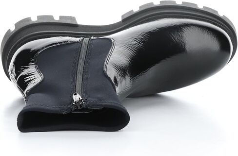 Bos. & Co. PATENT/TRICO SIDE ZIP BOOT - FIVE in Kuwait