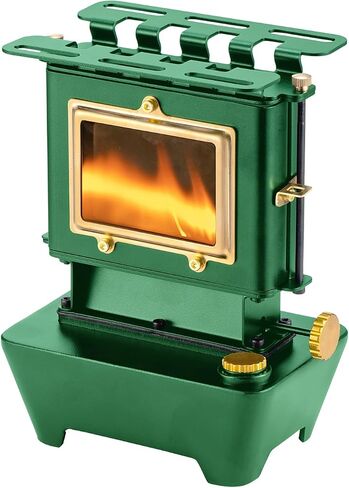Camping Oil Lantern，Oil Lamp with Cooker Stove，Fuel Lamp for Outdoor，Portable Oil Lamp，Portable and Convenient for Heating and Cooking (Greeen) in Saudi Arabia
