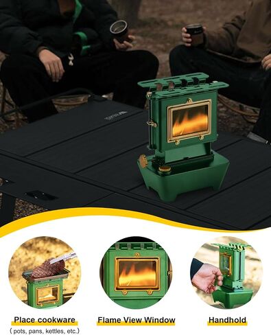 Camping Oil Lantern，Oil Lamp with Cooker Stove，Fuel Lamp for Outdoor，Portable Oil Lamp，Portable and Convenient for Heating and Cooking (Greeen) in Saudi Arabia
