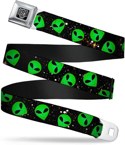 Buckle-Down Men's Seatbelt Belt Alien W30164 in Saudi Arabia