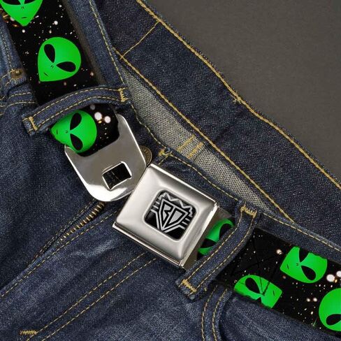 Buckle-Down Men's Seatbelt Belt Alien W30164 in Saudi Arabia