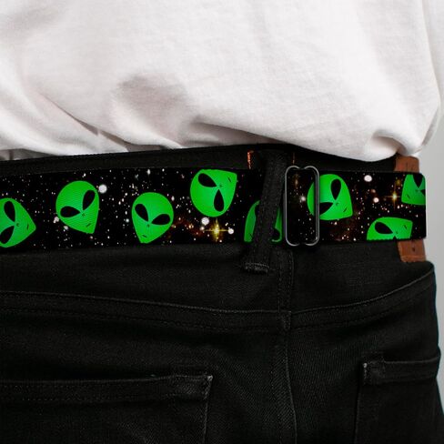 Buckle-Down Men's Seatbelt Belt Alien W30164 in Saudi Arabia